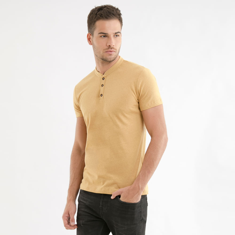 camisa tipo henley